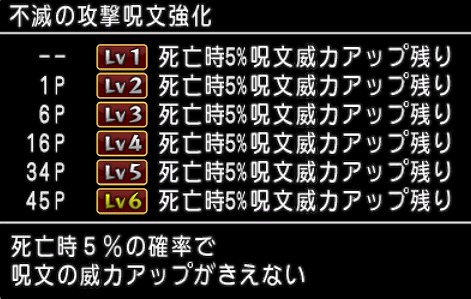 不滅の攻撃呪文強化