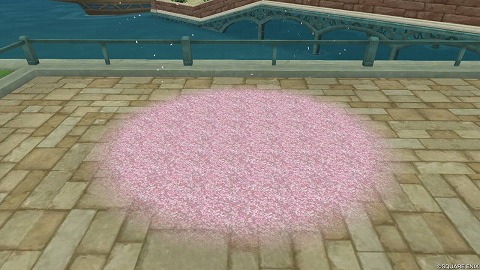 ドラクエ10桜のラグ