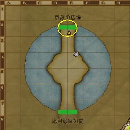 広場への通路