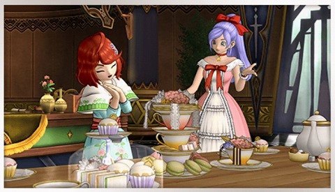 メレアーデとお茶会