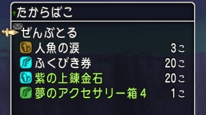 お宝の写真の報酬