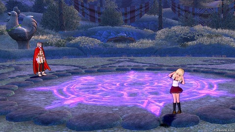 ヤドリギ広場魔法陣