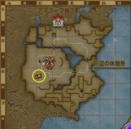 牧場の調査場所