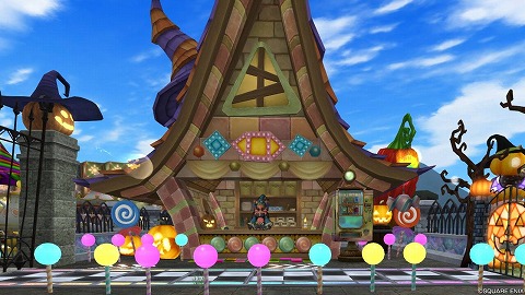 エルム地区お菓子の国の小屋