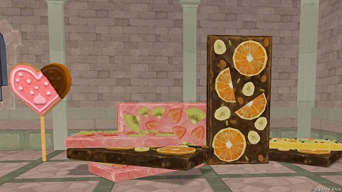 バレンタインポール、バレンタインチョコ