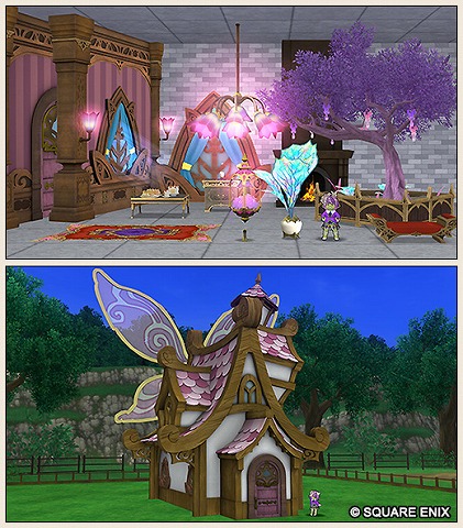 精霊大臣の屋敷家具庭具