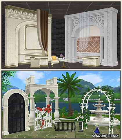 シャトーホテルの家具庭具セット