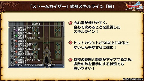 ストームカイザーの扇スキル