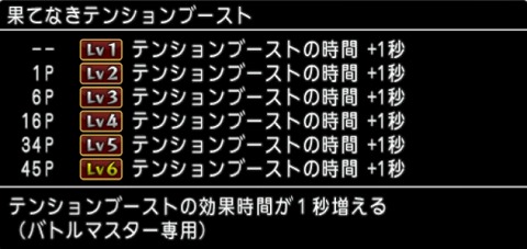 果てなきテンションブースト