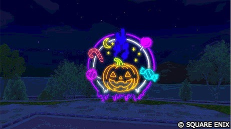 ハロウィンのネオン
